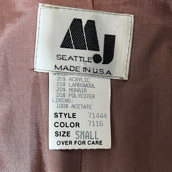 Vintage Mohair Lambswool Coat - Picture 12 of 13